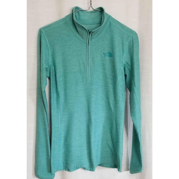 The North Face Jackets & Blazers - North Face Women's Turquoise Small Fitted Lightweight 1/4 Zip Pullover